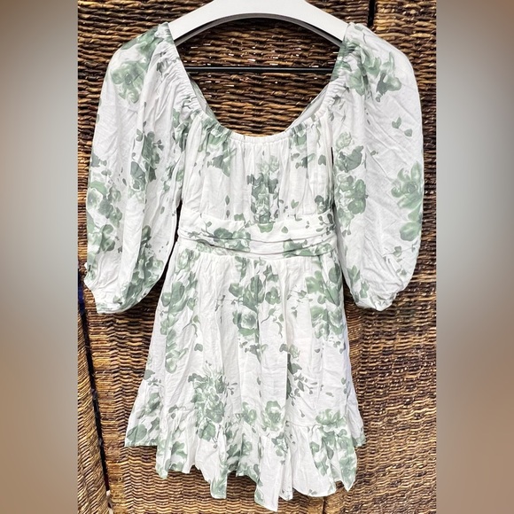 Hello Molly Dresses & Skirts - Hello Molly- Love me Dress Olive, New with tags, Size:XS, US:2, White and Green